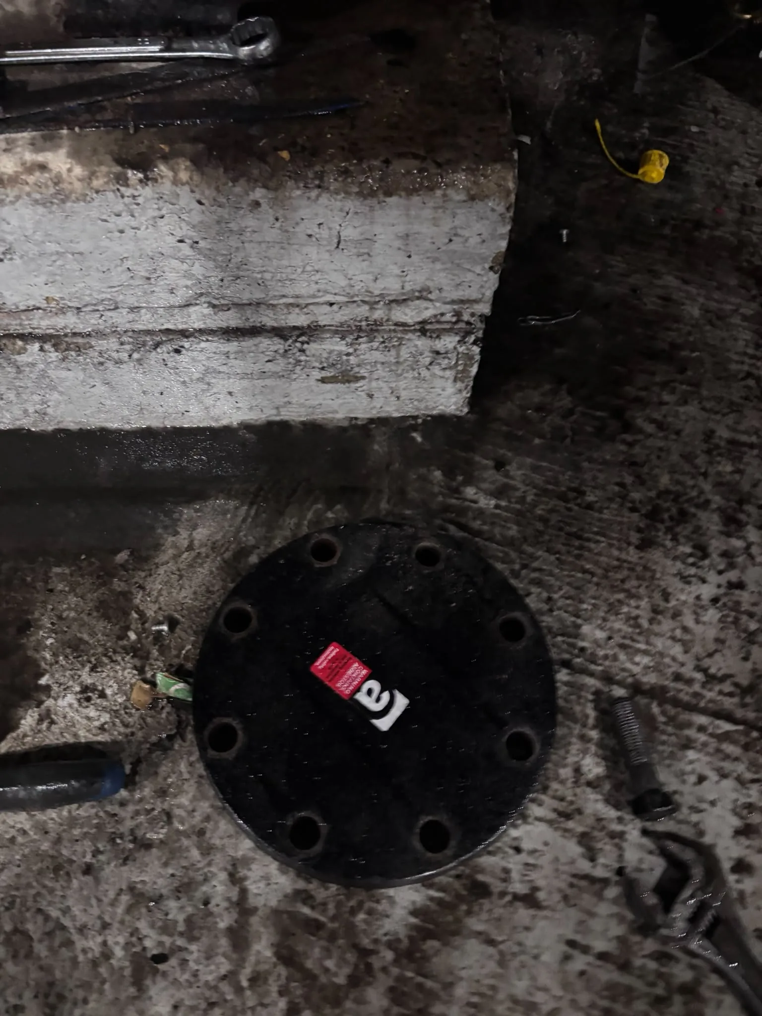 Artex scraping from a concrete ceiling during Upper Edmonton refurbishment